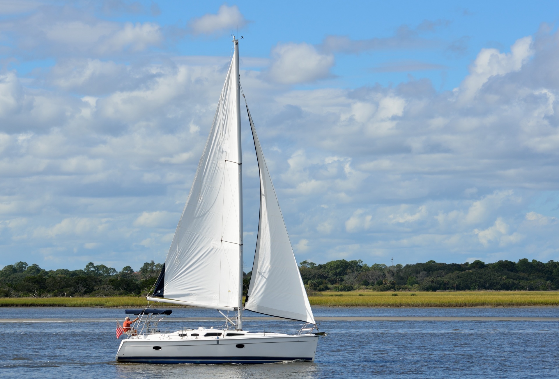 Sailing On The River