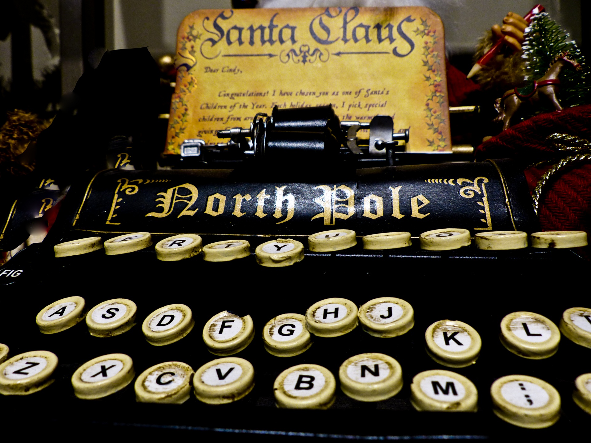 Santas Typewriter
