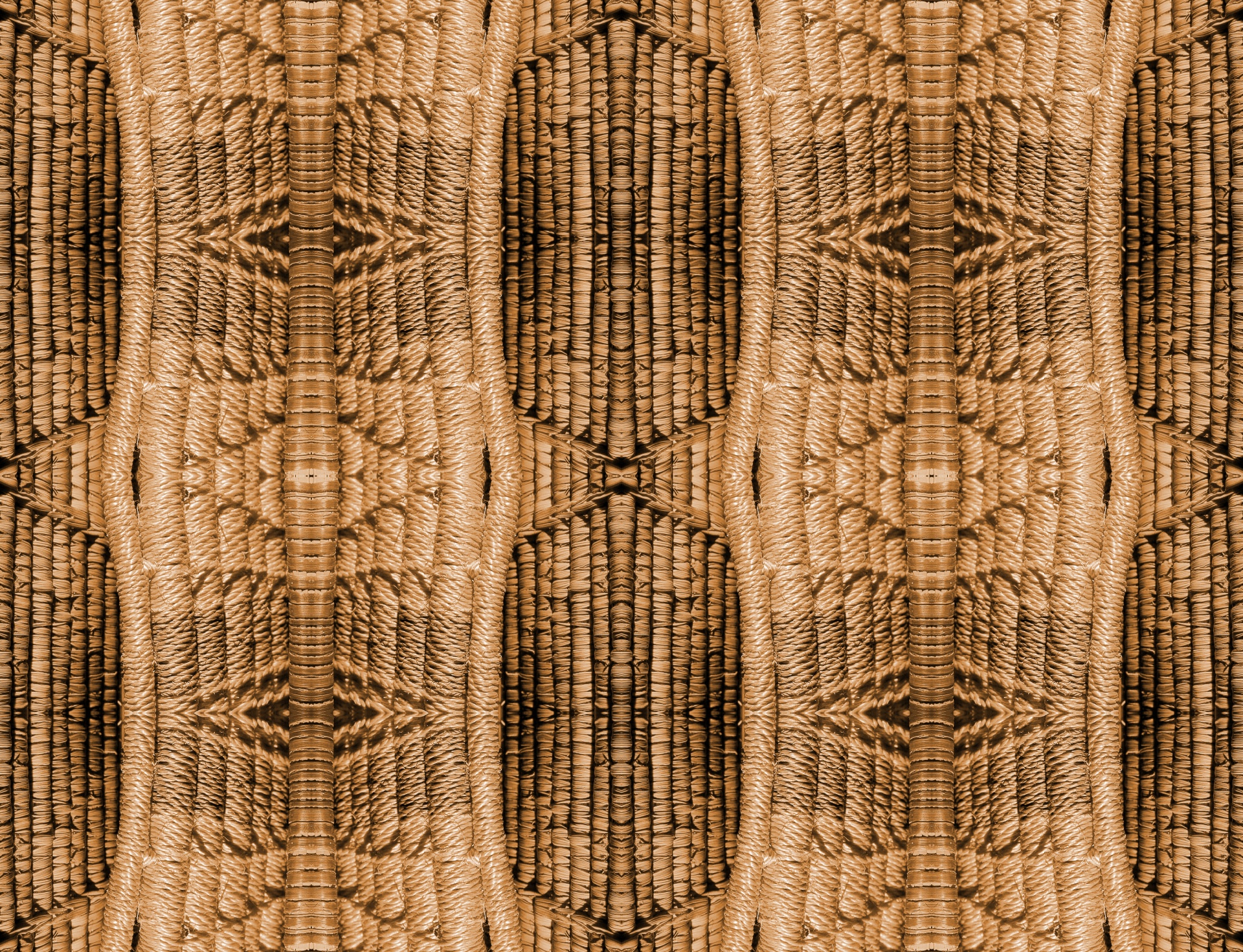 Sepia Basket Weave Pattern