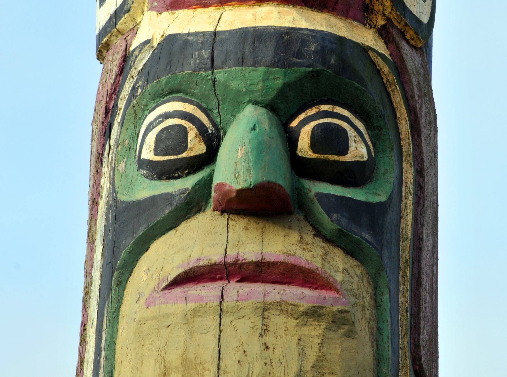 Totem Pole Face #2