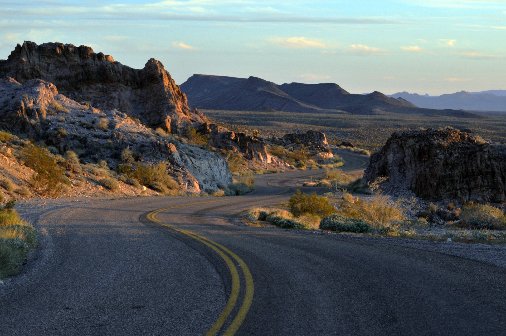 Winding Desert Highway