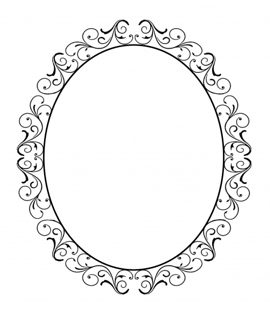 Oval Border Or Frame Black Lace Free Stock Photo - Public Domain Pictures