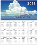 2016 Bass Rock Calendar