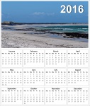 2016 Beach Calendar