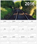 2016 Railway Line Calendar