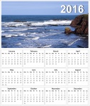 2016 Seascape Calendar 1