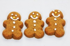 3 Gingerbread Man Cookies