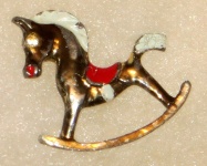 Antique Rocking Horse Pin