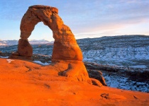 Arches National Park At Sunset
