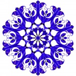 Blue Snowflake 999