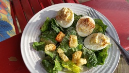 Deviled Eggs And Salad
