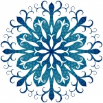 Floral Pattern Flake