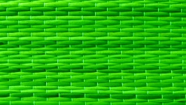 Green Straw Weave Background