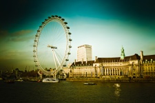 London Eye And Thames