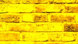 Old Yellow Brick Wall