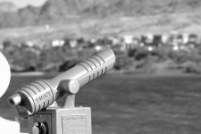 Public Telescope On Colorado River
