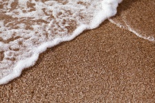 Sand With Wave Foam