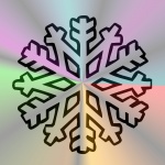 Snowflake On Gradient