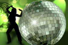 Dancer Disco Ball