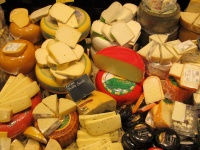 Variety Of Gourmet Cheeses