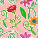 Watercolour Floral Pattern