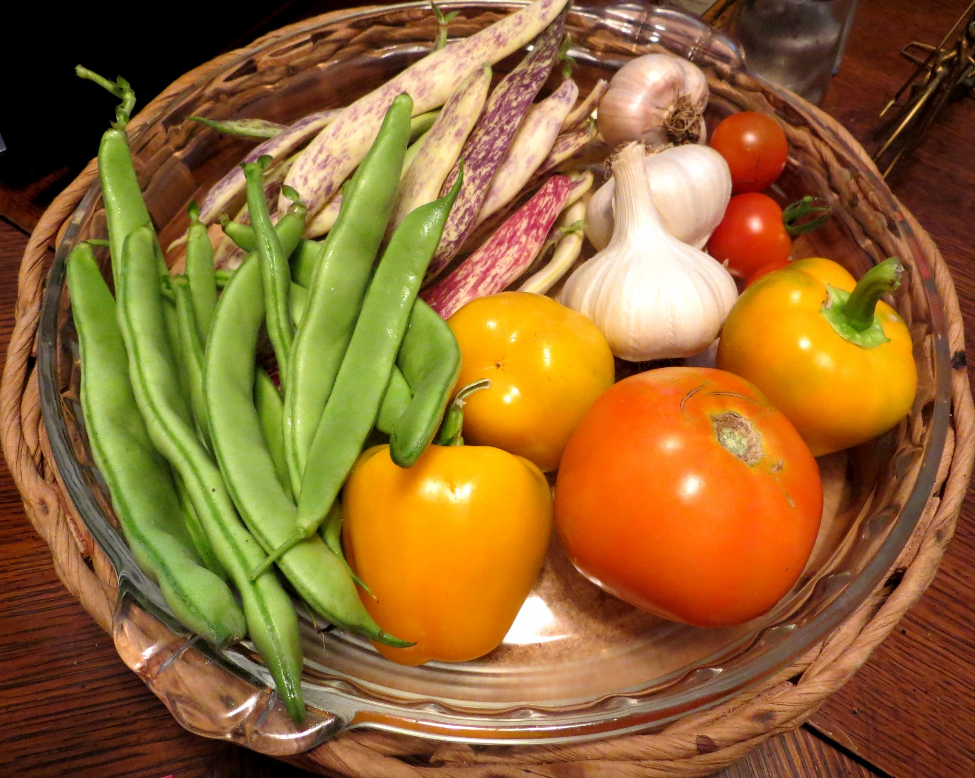 Basket Of Vegetable Produce