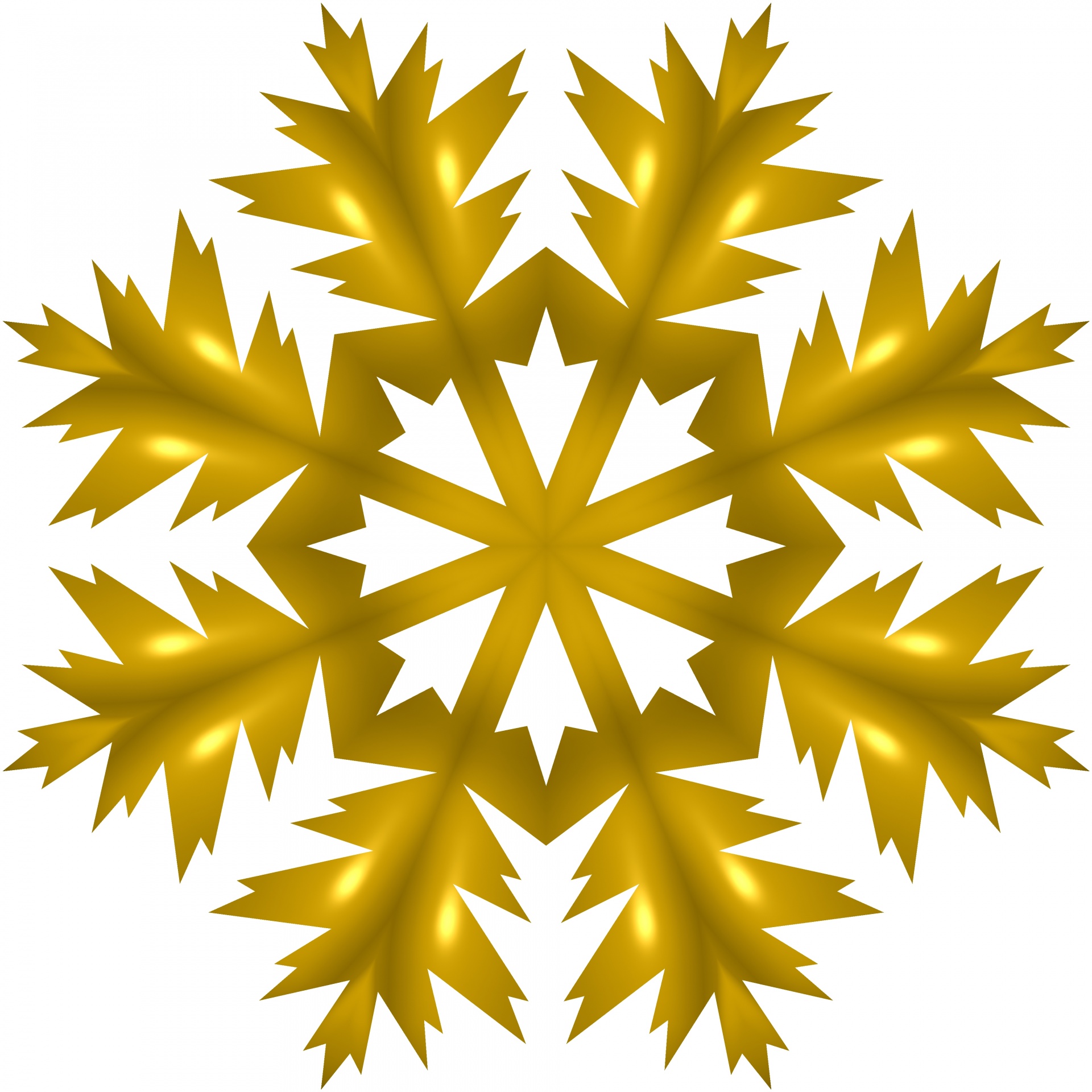 Golden Snowflake