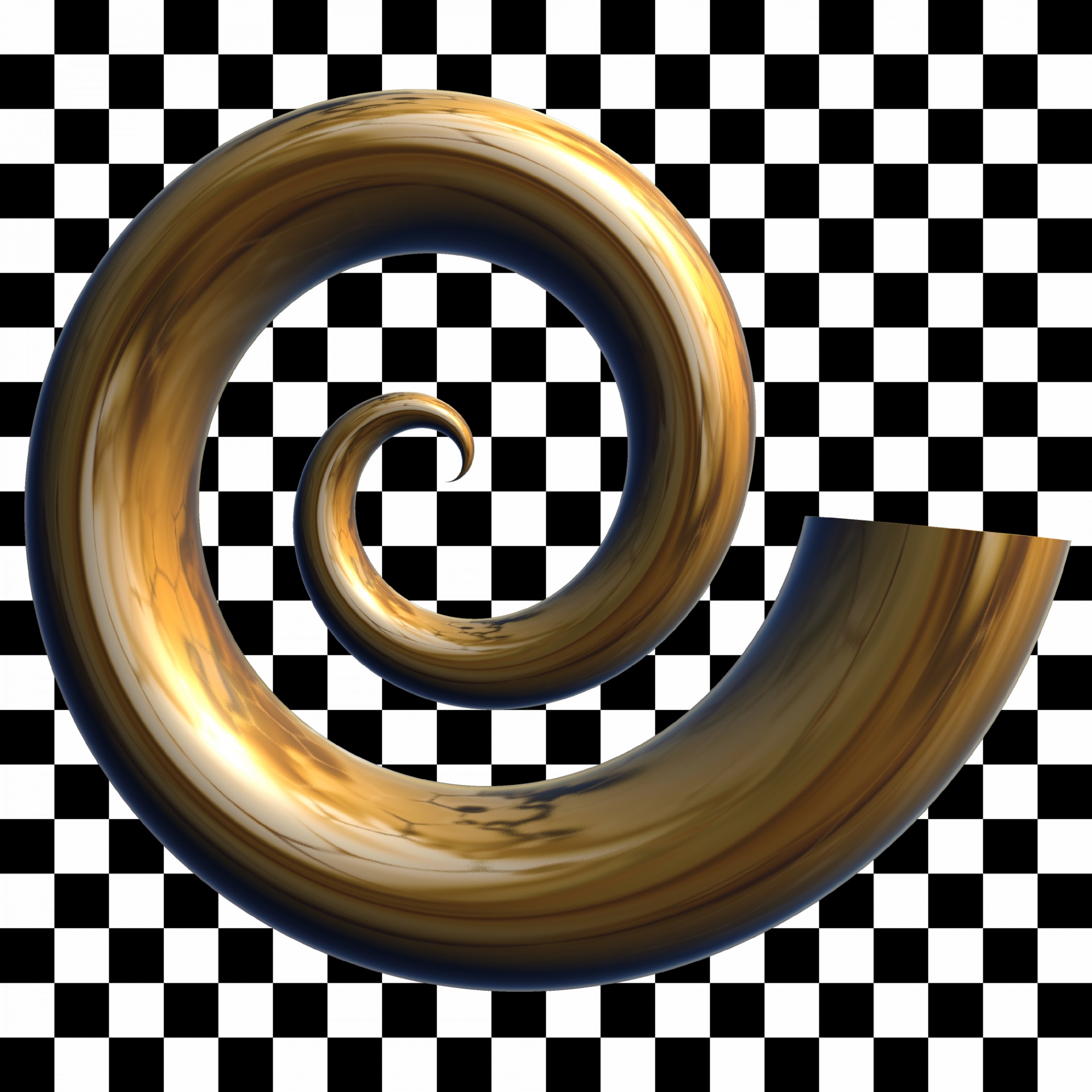 Spiral On Checker