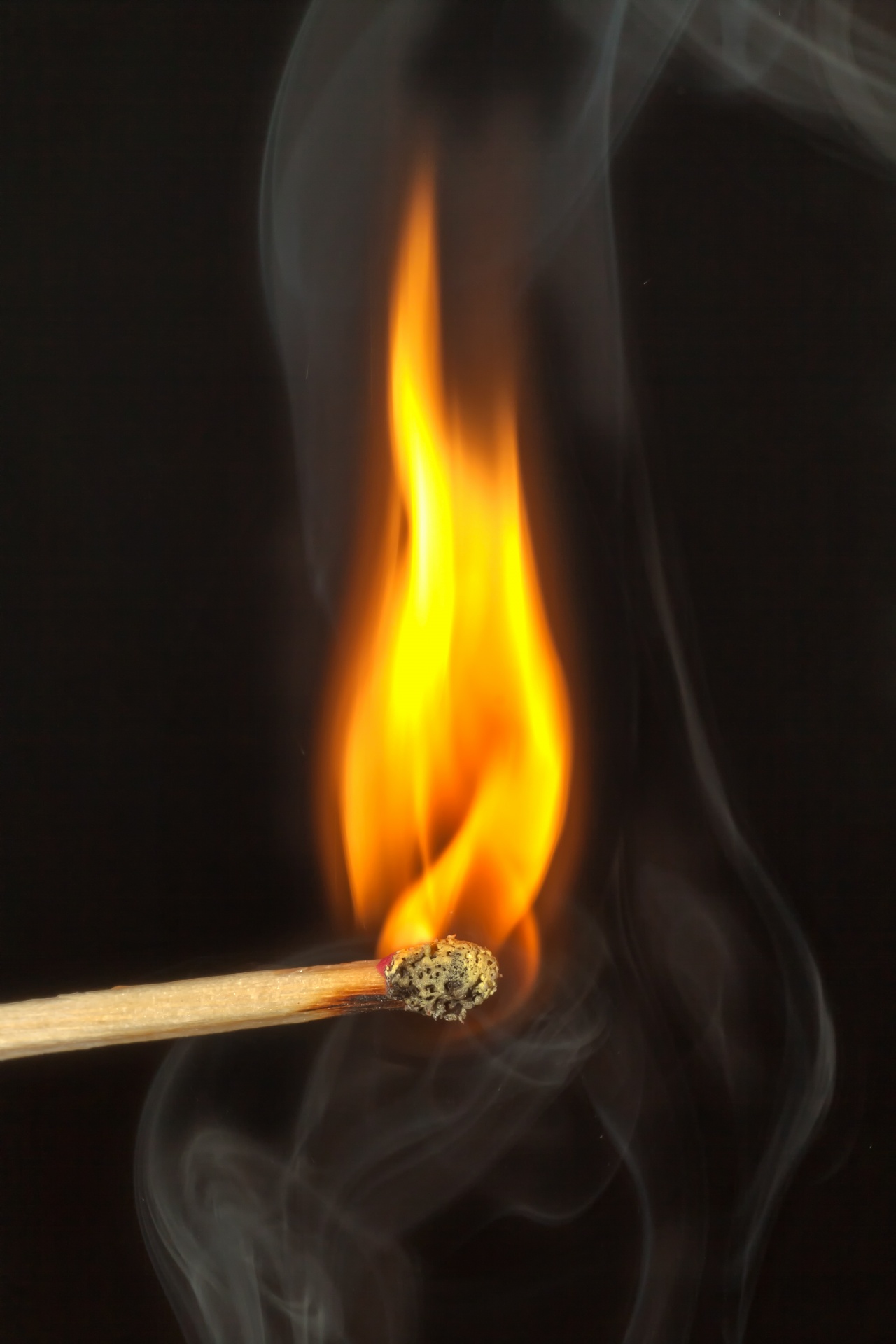 Burning Matchstick Fire