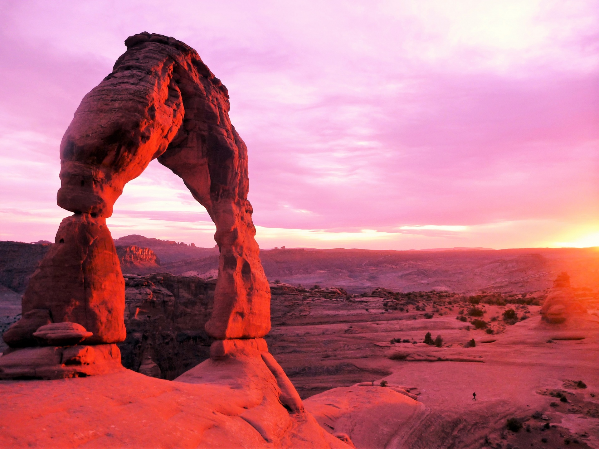 Sunset On Delicate Arch