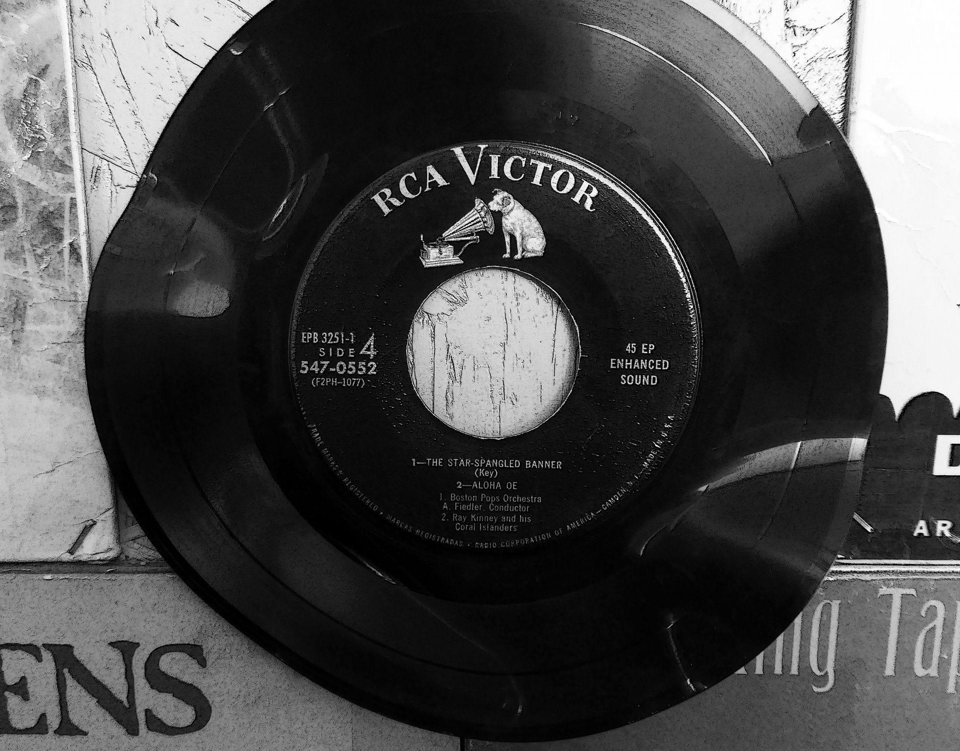 Vintage 45 RPM Record