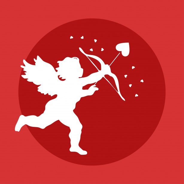 Cuore Cupido arco freccia Immagine gratis - Public Domain Pictures