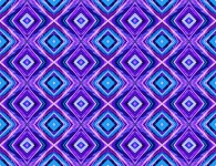 Blue & Purple Diamond Pattern