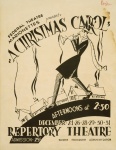 Christmas Carol Vintage Poster