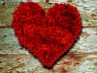 Heart Of Red Roses