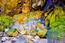 Colorful Rock Wall Background