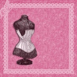 Corset, Lingerie French Background