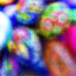 Easter Eggs With Diffused Look
