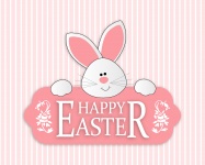 Easter Rabbit Cute Card