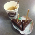 Great Coffe With Brownies