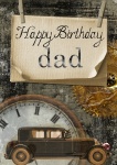 Happy Birthday Dad Greeting Card