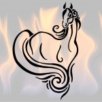 Horse In Flames 2
