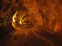 Lava Tunnel Wallpaper