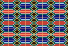 Pattern Of South African Flag