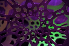 Purple And Green Grid Background