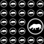 Rhino Wallpaper Pattern