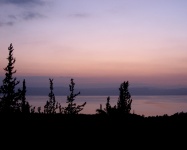 Sunset Sea Of Galilee