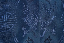 Dark Blue Silky Fabric