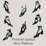 Victorian Ladies Shoes Clipart