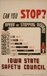 Vintage Road Safety Poster